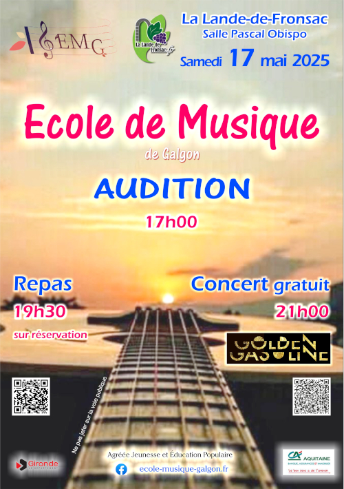 Affiche Audition 2025 small
