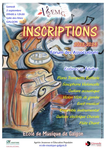 Affiche inscriptions 2023