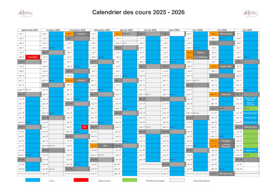 Calendrier 2020 2021 2 moyen